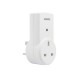 Adaptador de Luz con Control Remoto RF 3+1 TOMA UK