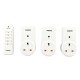 Adaptador de Luz con Control Remoto RF 3+1 TOMA UK