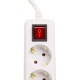 Base Múltiple 6 Enchufes Tipo F Schuko 5m  